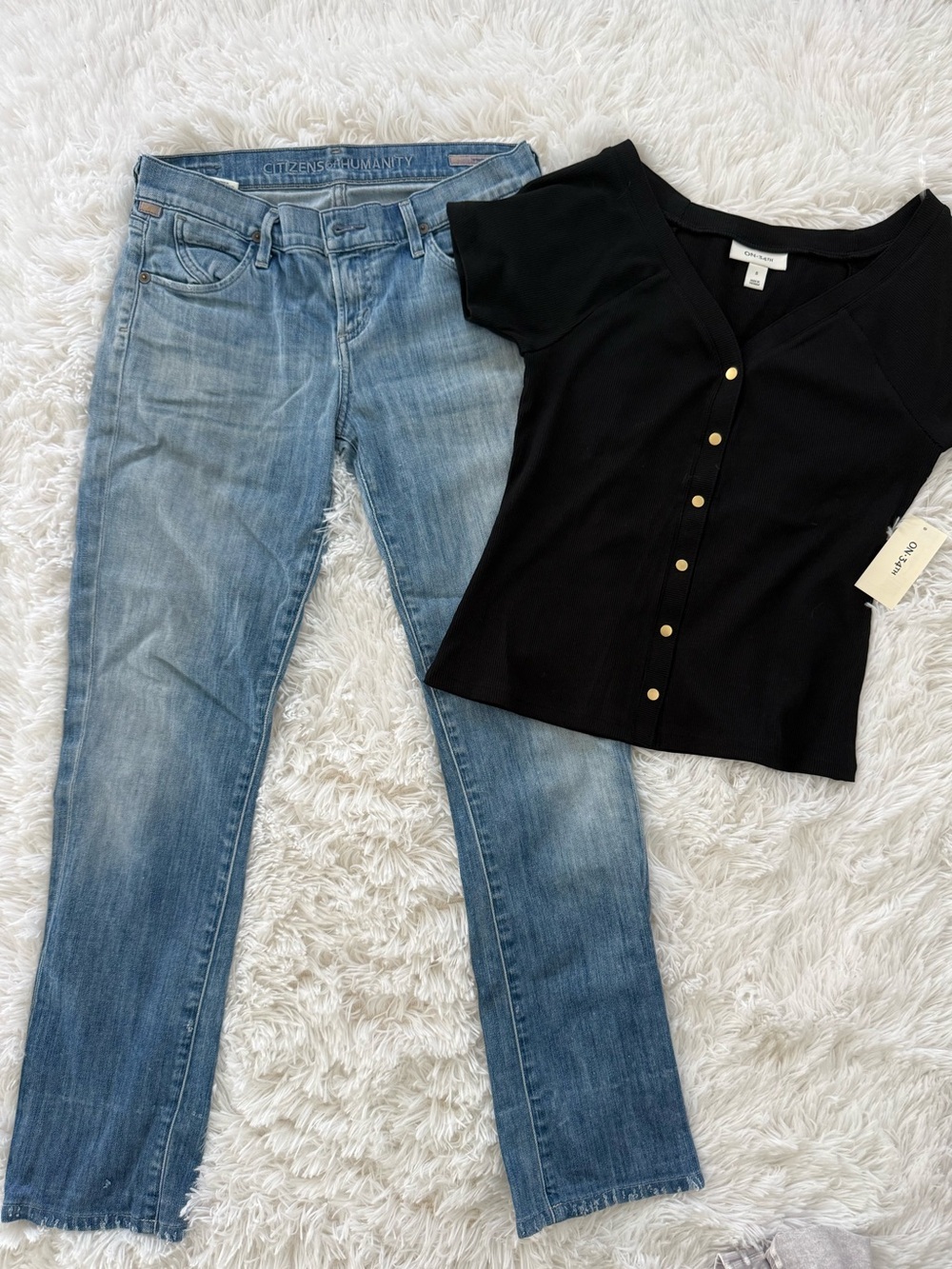 Citizens Of Humanity Dropped Straight Leg Jeans
